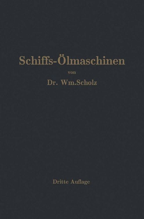 Produktbild: Schiffs-&Ouml;lmaschinen