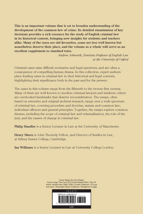 Produktbild: Landmark Cases in Criminal Law