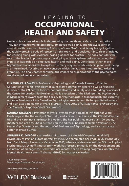 Produktbild: Leading to Occupational Health and Safety