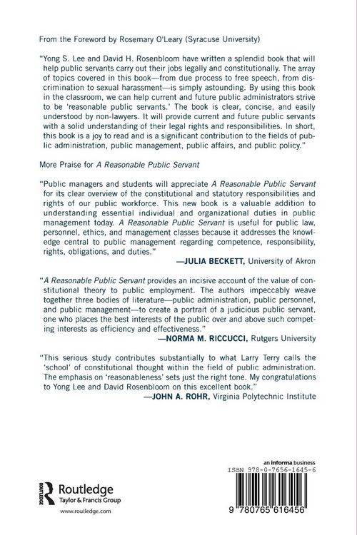 Produktbild: A Reasonable Public Servant
