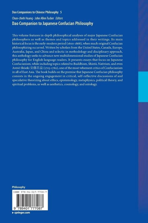 Produktbild: Dao Companion to Japanese Confucian Philosophy