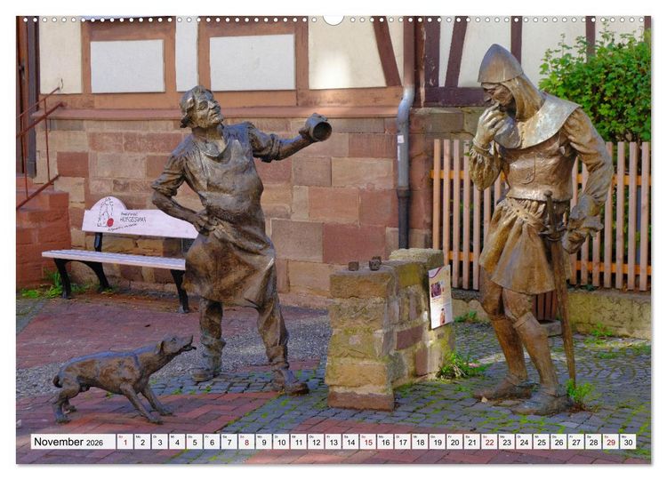 Produktbild: Hofgeismar - Dornr&ouml;schenstadt und Fachwerkh&auml;user (Wandkalender 2026 DIN A2 quer), CALVENDO Monatskalender