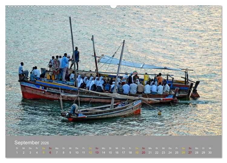 Produktbild: Lamu - Geheimtipp in Kenia (Wandkalender 2026 DIN A2 quer), CALVENDO Monatskalender