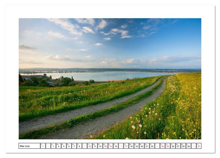 Produktbild: Bodensee 2026 (Wandkalender 2026 DIN A4 quer), CALVENDO Monatskalender