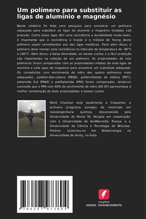 Produktbild: Um pol&iacute;mero para substituir as ligas de alum&iacute;nio e magn&eacute;sio