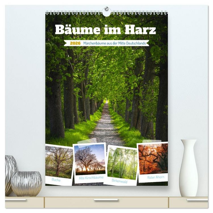 Produktbild: B&auml;ume im Harz (hochwertiger Premium Wandkalender 2026 DIN A2 hoch), Kunstdruck in Hochglanz