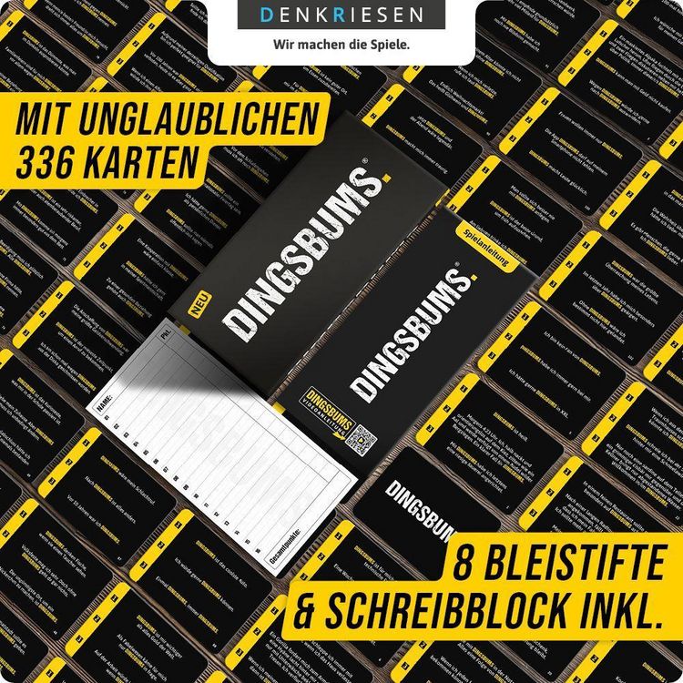 Produktbild: DENKRIESEN - PARTYFIEBER - DINGSBUMS&reg; "Das grundverkehrte Partyspiel"