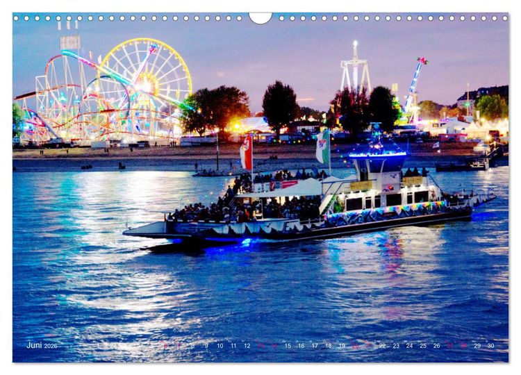 Produktbild: Rheinkirmes in D&uuml;sseldorf (Wandkalender 2026 DIN A3 quer), CALVENDO Monatskalender