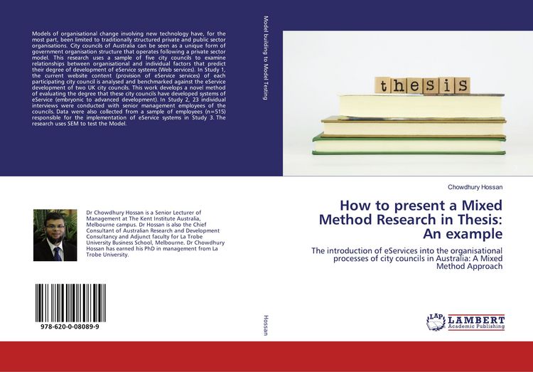 Produktbild: How to present a Mixed Method Research in Thesis: An example
