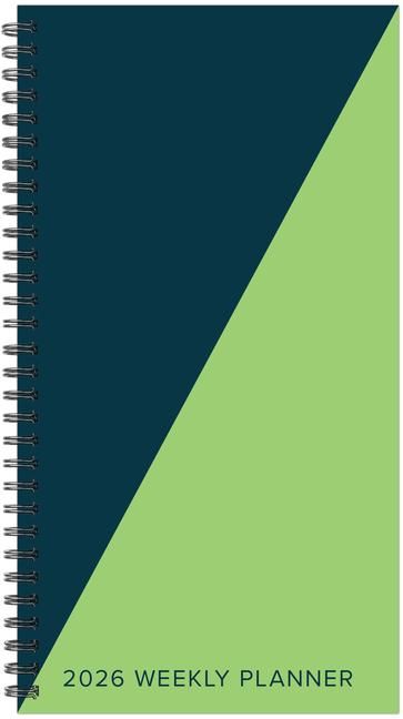 Produktbild: Navy Lime Duotone 2026 3.5 X 6.5 Softcover Weekly Spiral