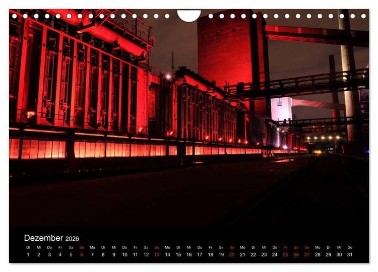 Produktbild: Industriekultur Ruhrgebiet (Wandkalender 2026 DIN A4 quer), CALVENDO Monatskalender