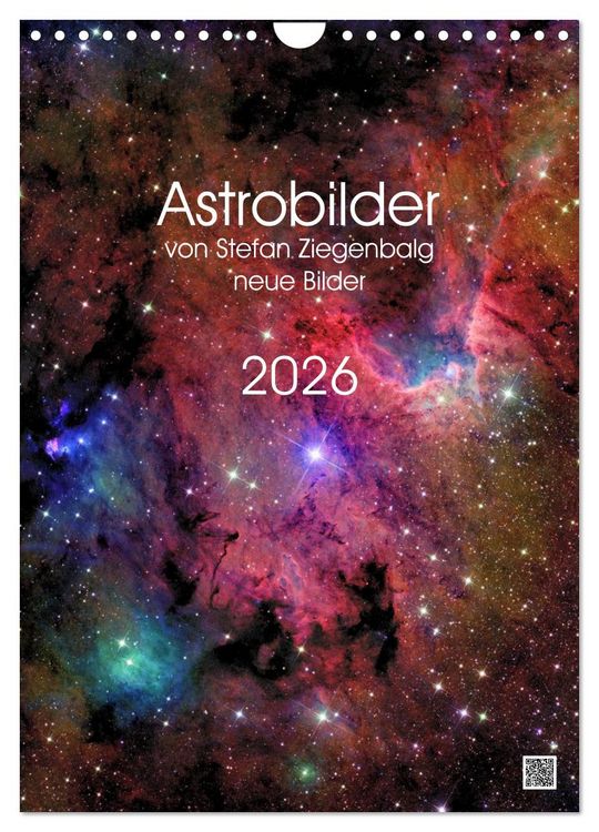 Produktbild: Astrobilder von Stefan Ziegenbalg (Wandkalender 2026 DIN A4 hoch), CALVENDO Monatskalender