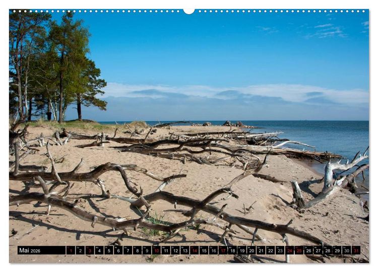 Produktbild: Lettlands Sch&ouml;nheiten (hochwertiger Premium Wandkalender 2026 DIN A2 quer), Kunstdruck in Hochglanz
