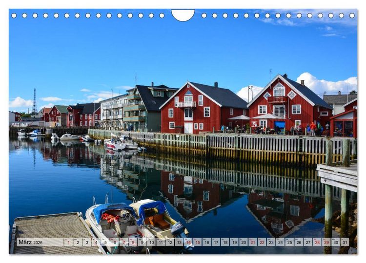 Produktbild: Lofoten - Die spektakul&auml;re Inselgruppe in Norwegen (Wandkalender 2026 DIN A4 quer), CALVENDO Monatskalender