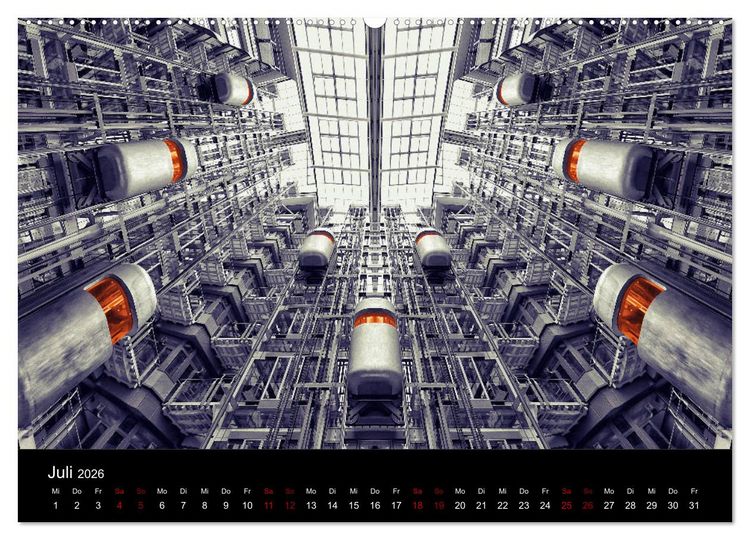 Produktbild: Welt der Aufz&uuml;ge (hochwertiger Premium Wandkalender 2026 DIN A2 quer), Kunstdruck in Hochglanz