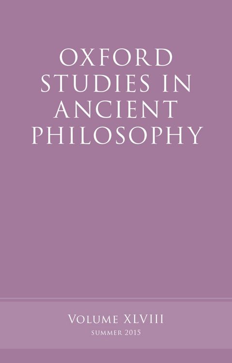 Produktbild: Oxford Studies in Ancient Philosophy, Volume 48
