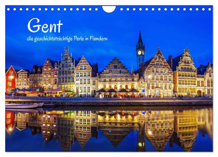 Produktbild: Gent - die geschichtstr&auml;chtige Perle in Flandern (Wandkalender 2026 DIN A4 quer), CALVENDO Monatskalender