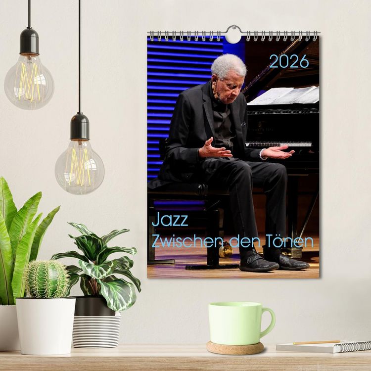 Produktbild: Jazz - Zwischen den T&ouml;nen (Wandkalender 2026 DIN A4 hoch), CALVENDO Monatskalender