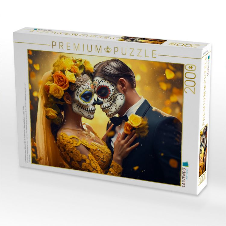 Produktbild: CALVENDO Puzzle Ein Motiv aus dem Kalender Dia de los Muertos - Feier des Lebens und des Todes | 2000 Teile Lege-Gr&ouml;&szlig;e 90x67cm Foto-Puzzle f&uuml;r gl&uuml;ckliche Stunden