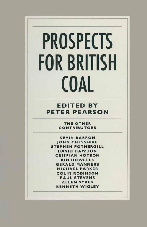 Produktbild: Prospects for British Coal