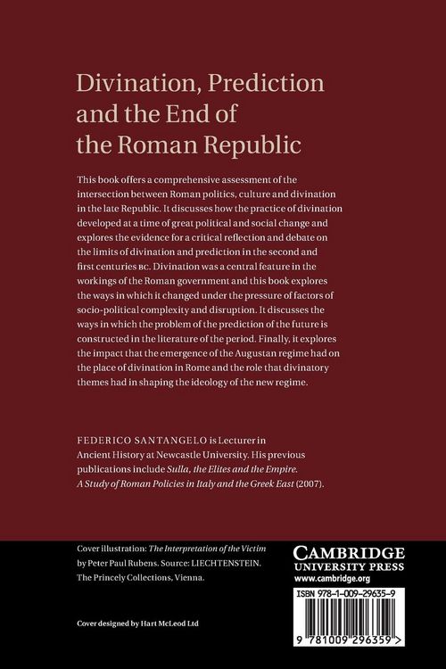 Produktbild: Divination, Prediction and the End of the Roman Republic