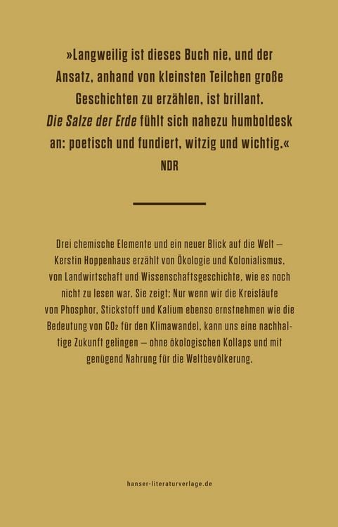 Produktbild: Die Salze der Erde
