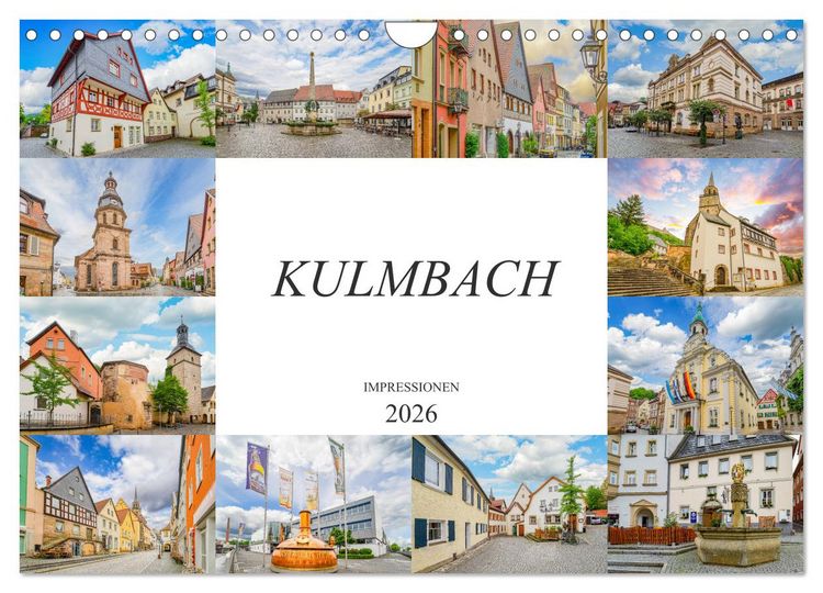 Produktbild: Kulmbach Impressionen (Wandkalender 2026 DIN A4 quer), CALVENDO Monatskalender
