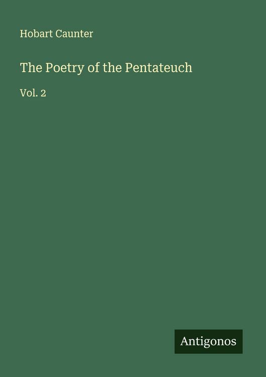 Produktbild: The Poetry of the Pentateuch