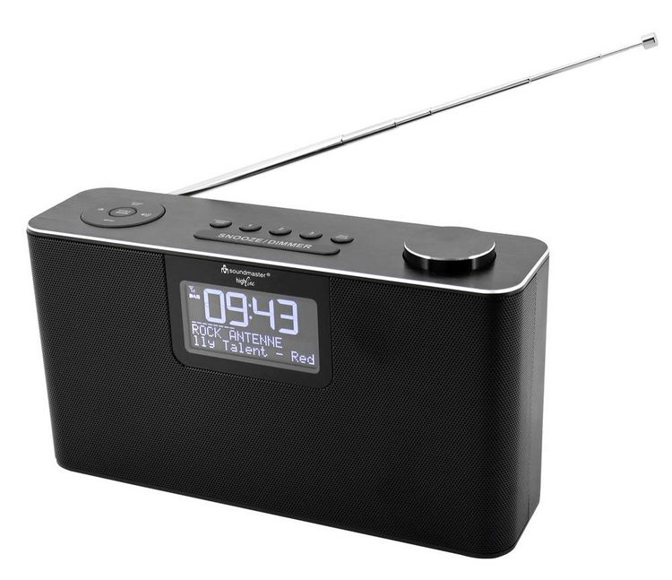 Produktbild: soundmaster DAB700SW Tischradio DAB+, UKW Bluetooth&reg;, AUX, DAB+, UKW, SD, USB Weckfunktion, Freisprechfunktion Schwarz