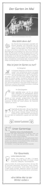 Produktbild: Paules Gartenplaner 2026 - Streifenplaner - Wandplaner - Küchen-Kalender - 11,3x49,5