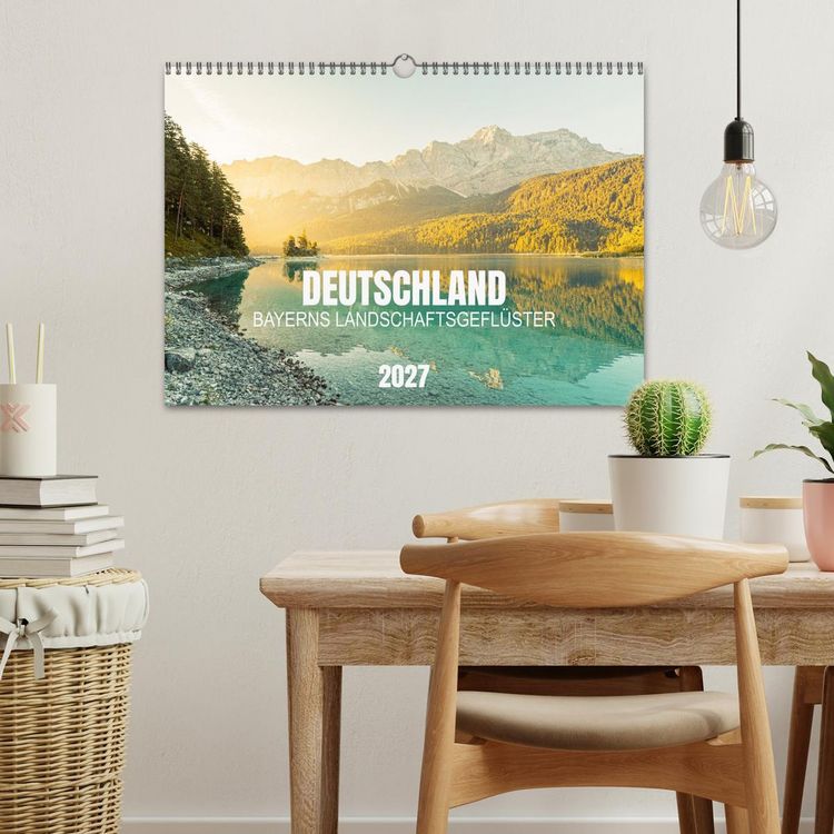 Produktbild: Deutschland - Bayerns Landschafts-Gefl&uuml;ster (Wandkalender 2027 DIN A3 quer), CALVENDO Monatskalender