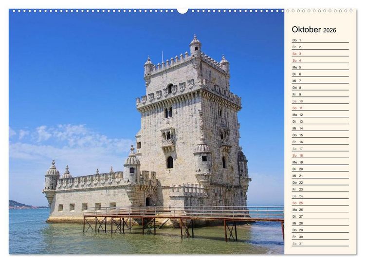 Produktbild: Portugal (hochwertiger Premium Wandkalender 2026 DIN A2 quer), Kunstdruck in Hochglanz
