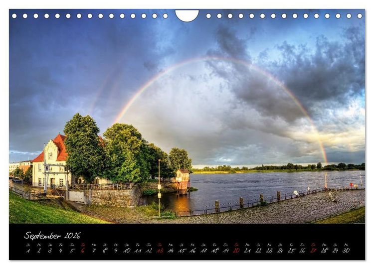Produktbild: Vier- und Marschlande Hamburgs gr&uuml;ner S&uuml;dosten (Wandkalender 2026 DIN A4 quer), CALVENDO Monatskalender