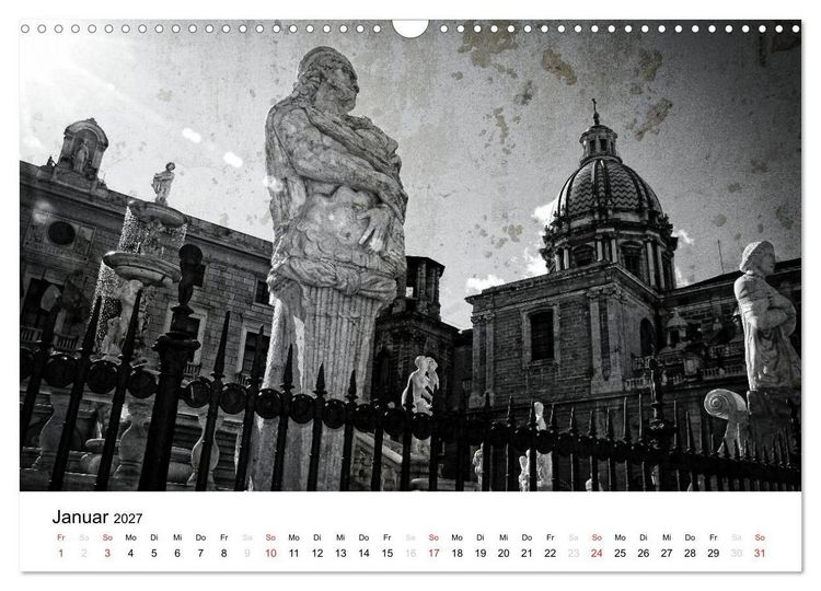 Produktbild: Silberstein portr&auml;tiert Palermo (Wandkalender 2027 DIN A3 quer), CALVENDO Monatskalender