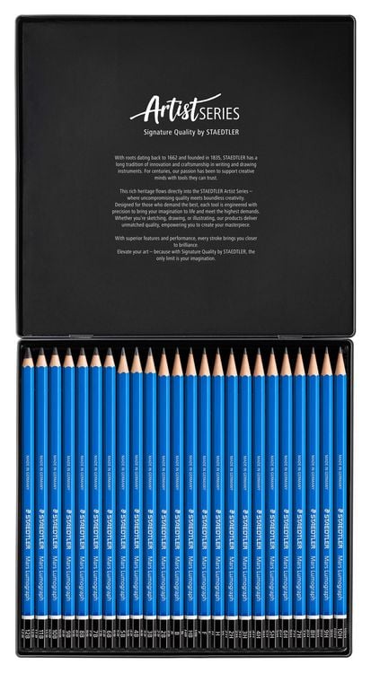 Produktbild: STAEDTLER Mars Schreib- und Zeichbedarf Mars Lumograph 100 Zeichenbleistift, 24er Set