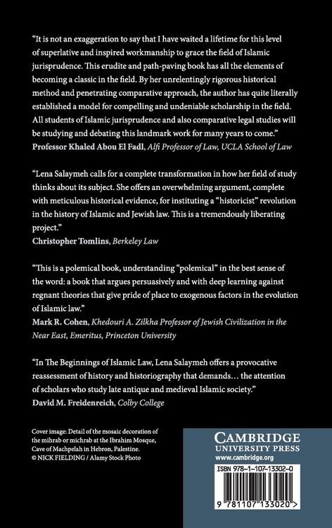 Produktbild: The Beginnings of Islamic Law