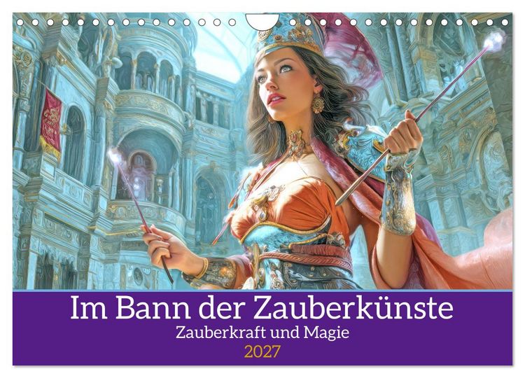 Produktbild: Im Bann der Zauberk&uuml;nste - Zauberkraft und Magie (Wandkalender 2027 DIN A4 quer), CALVENDO Monatskalender