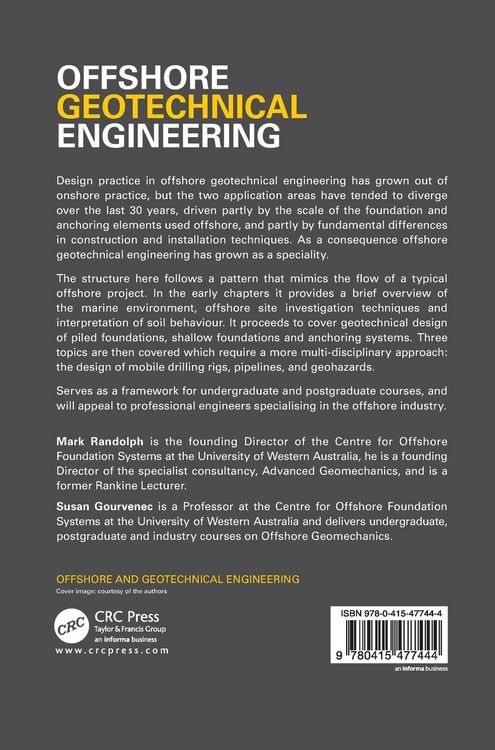 Produktbild: Offshore Geotechnical Engineering