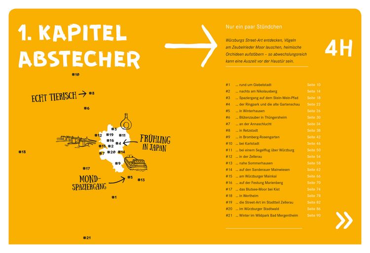 Produktbild: 52 kleine & gro&szlig;e Eskapaden in und um W&uuml;rzburg