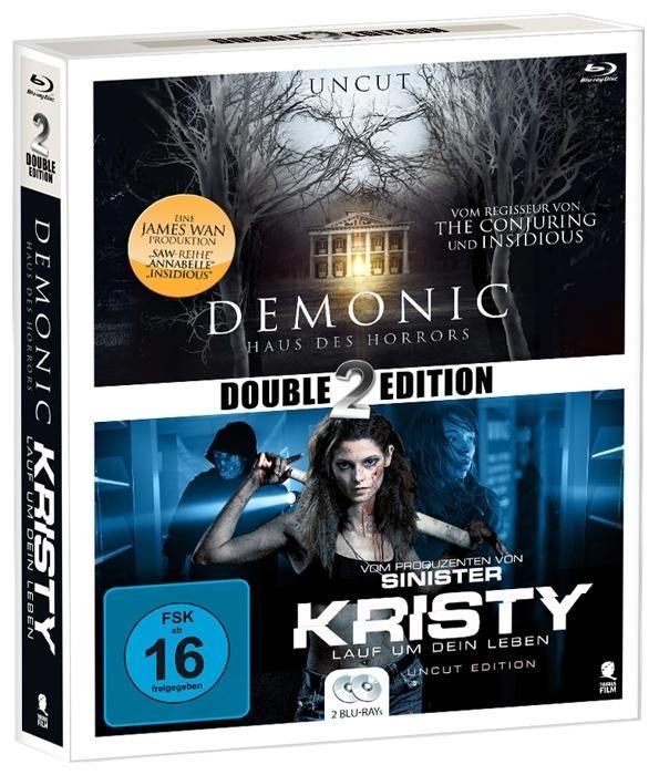 Produktbild: Mystery Double Pack 3: Demonic & Kristy - Double2Edition/Uncut [2 BRs]