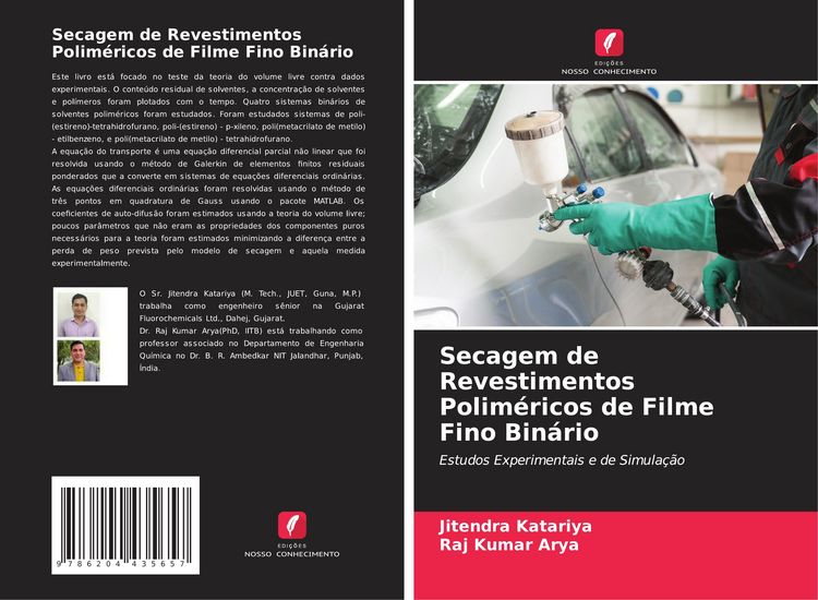 Produktbild: Secagem de Revestimentos Polim&eacute;ricos de Filme Fino Bin&aacute;rio