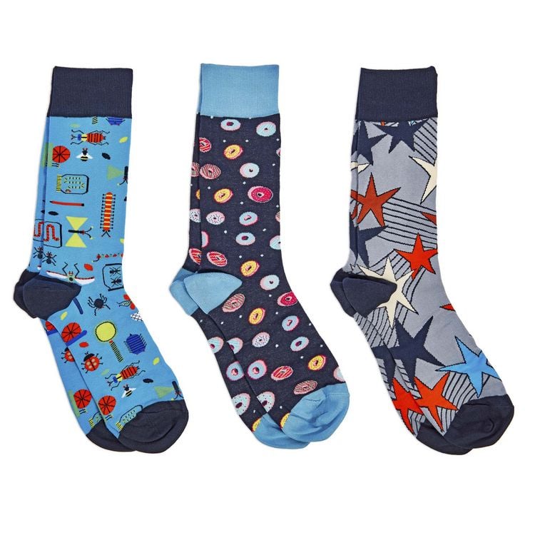 Produktbild: Socken Happy Fellow, Größe 41-46, 3er Pack