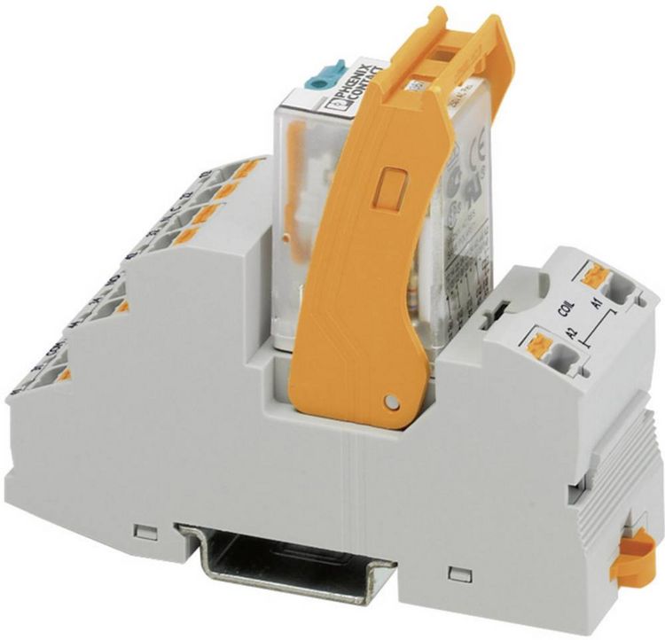 Produktbild: Phoenix Contact RIF-2-RPT-LV-24AC/4X21 Relaisbaustein Nennspannung: 24 V/AC Schaltstrom (max.): 5 A 4 Wechsler 1 St.