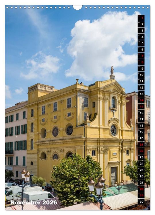 Produktbild: Idyllisches Nizza (Wandkalender 2026 DIN A3 hoch), CALVENDO Monatskalender