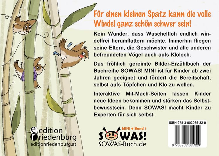 Produktbild: So fliegt der Wuschelfloh aufs Klo! Die Geschichte vom windelfreien Spatzenkind