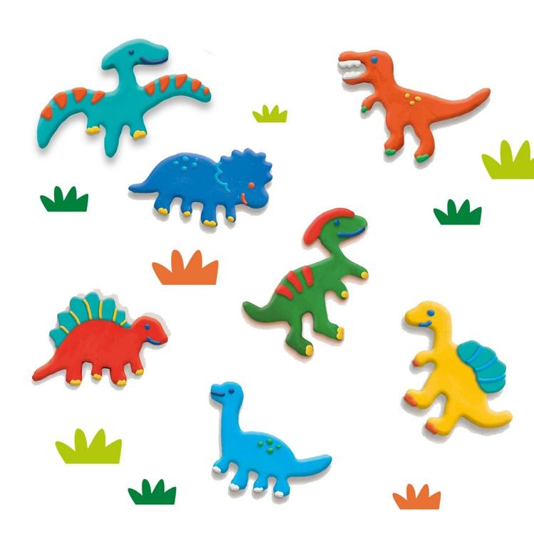 Produktbild: SES CREATIVE Knete-Ausstechformen Dinos 7 St&uuml;ck