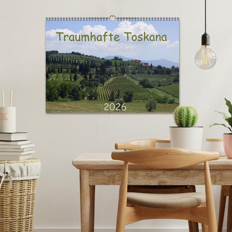 Produktbild: Toskana 2026 (Wandkalender 2026 DIN A3 quer), CALVENDO Monatskalender