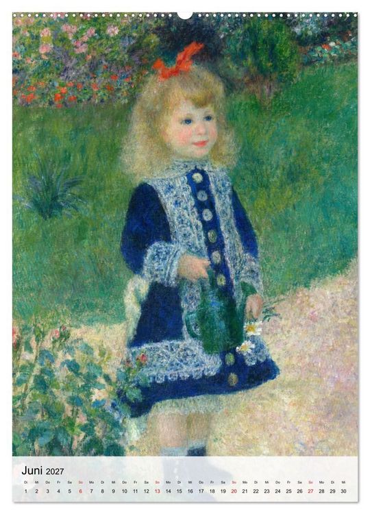 Produktbild: Die kleinen Musen des Monsieur Renoir (Wandkalender 2027 DIN A2 hoch), CALVENDO Monatskalender