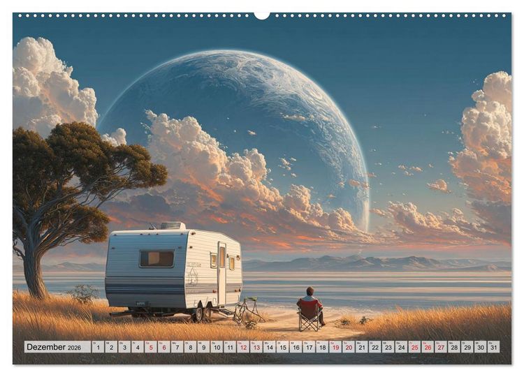 Produktbild: Caravanesque (Wandkalender 2026 DIN A2 quer), CALVENDO Monatskalender