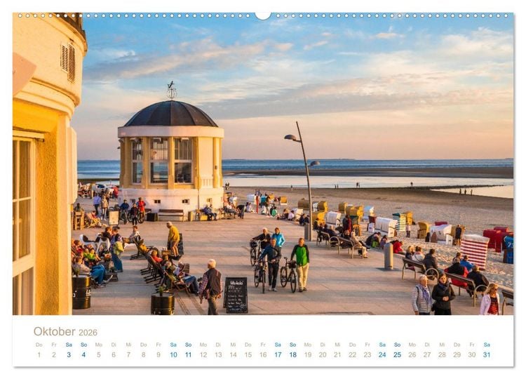 Produktbild: Meine Insel Borkum (Wandkalender 2026 DIN A2 quer), CALVENDO Monatskalender